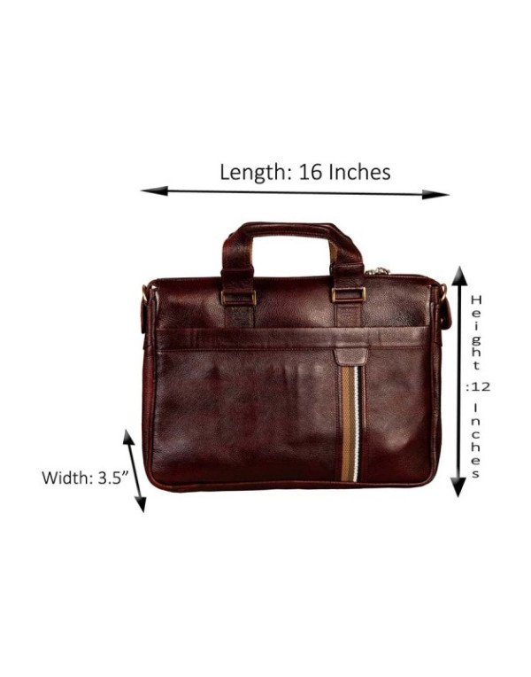 Branded Leather Designer Executive 17" Laptop Carrycase  LB27